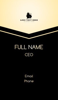 Royalty King Lion Business Card Design