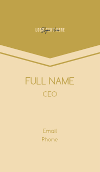 Stylish Signature Overlap Business Card Design