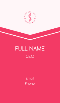 Company Business Letter S Business Card Design