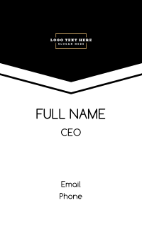 Generic Modern Company Business Card Design