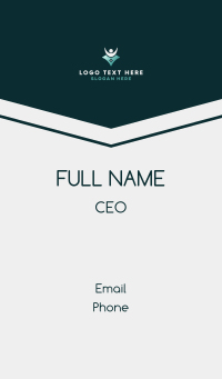 Human Leadership Management Business Card Design