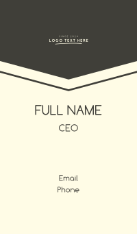 Handwritten Streetstyle  Wordmark Business Card Design