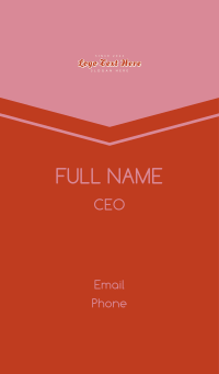 Quirky Cursive Wordmark  Business Card Design