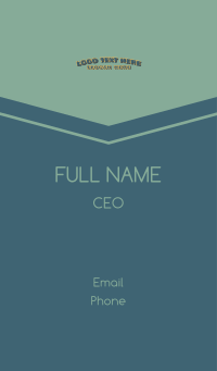 Grunge Texture Wordmark Business Card Design