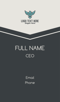 Flying Eagle Airline Business Card Design