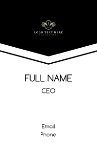 Elegant Elite Horse Business Card Design