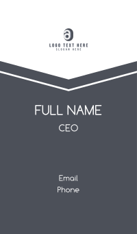 Generic Business Letter A Business Card Design