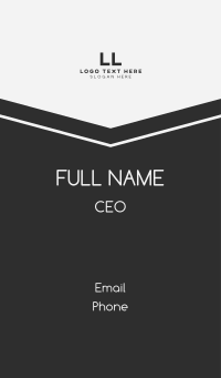 Generic Simple Company Business Card Design