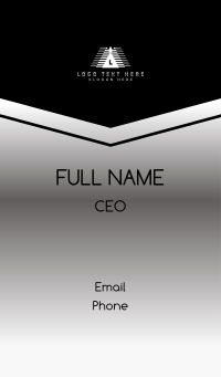 Business Pyramid Architecture Business Card Design