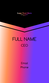 Creative Trendy Business Business Card Design