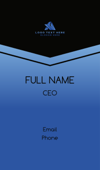 Business Corporate Letter A Business Card Design