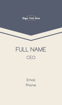 Cursive Business Wordmark Business Card Design