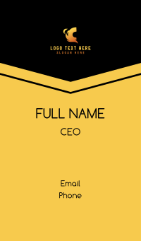 Flaming Letter C Business Card Design