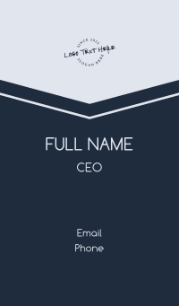 Handwritten Signature Wordmark  Business Card Design