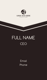 Creative Company Letter A Business Card Design