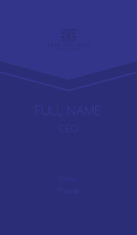 Blue Scale Letter T Business Card Design