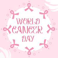 Cancer Awareness Wreath Instagram post Image Preview