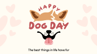 Dog Day Face Facebook Event Cover Design