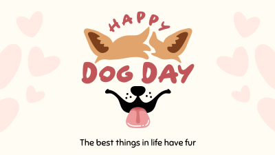 Dog Day Face Facebook event cover Image Preview