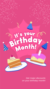 It's your Birthday Month Instagram Story Design