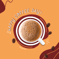 Coffee Day Scribble Instagram post Image Preview