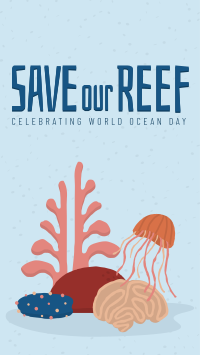 Save Our Reef Instagram Reel Design