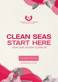 World Ocean Day Clean Up Drive Flyer Image Preview