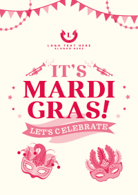 Modern Mardi Gras Flyer Image Preview