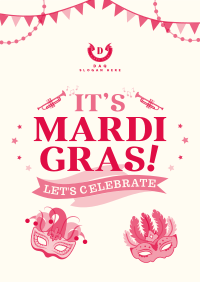 Modern Mardi Gras Flyer Image Preview