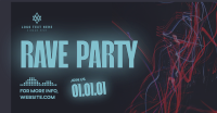 Rave Party Vibes Facebook Ad Design