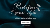 Quality Tailored Clothing Facebook Event Cover Design