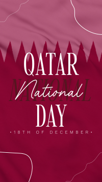 Qatar National Day Greeting YouTube Short Design