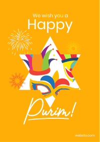 Purim Festival Flyer Image Preview