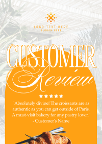 Pastry Customer Review Flyer Image Preview