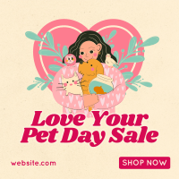 Rustic Love Your Pet Day Instagram post Image Preview