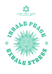 Peace Relax Day Poster Design