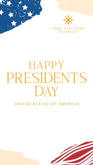 USA Presidents Day Instagram story Image Preview