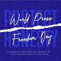 World Press Freedom Instagram post Image Preview