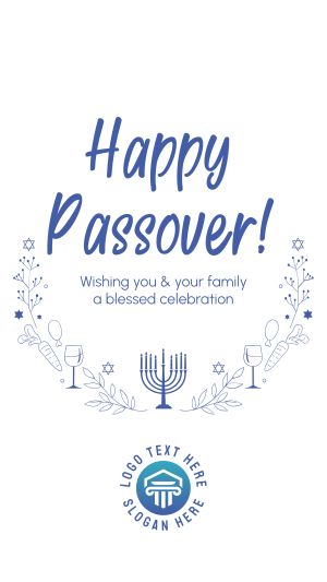 Celebrate Passover Facebook story Image Preview