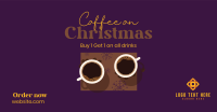 Christmas Coffee Sale Facebook Ad Design