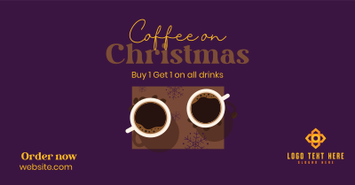 Christmas Coffee Sale Facebook ad Image Preview