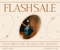 Jewelry Flash Sale Facebook Post Design