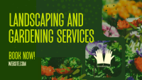 Landscaping & Gardening Facebook Event Cover Design