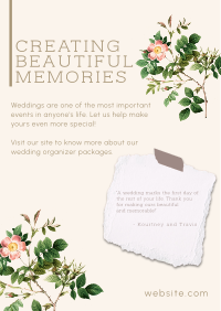 Creating Beautiful Memories Flyer Design