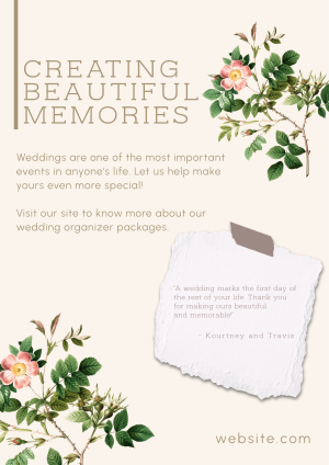 Creating Beautiful Memories Flyer Image Preview