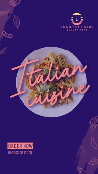 Taste Of Italy YouTube Short Design