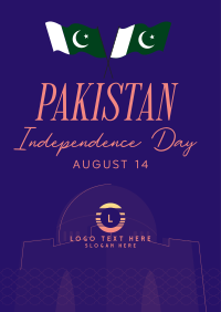 Celebrate Pakistan Independence Poster Design