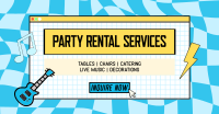 Retro Party Facebook ad Image Preview