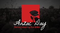 Anzac Remembrance YouTube Video Design
