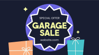Garage Sale Ad Facebook Event Cover Design